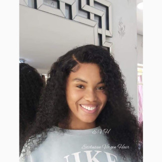 Full Frontal Curl Wig Human Hair