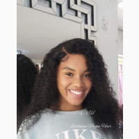 Full Frontal Curl Wig Human Hair