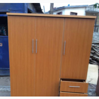 3 Doors Quality Wardrobe With Drawers - Home Interiors