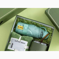 Gift Set | Perfect Souvenirs for All Occasions | Flask, Umbrella, Towel, Hand Fan