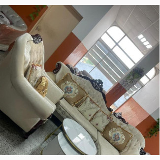 Turkish L-Shaped Royal Fabric Sofa