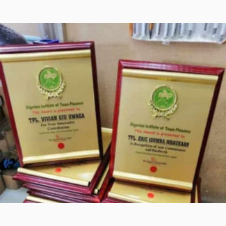 Wooden Award Plaque