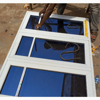 Casement Windows Blue Glass