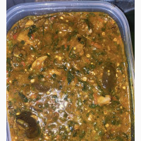 Delicious Ogbono and Okro Soup - Home Cooked