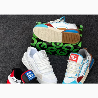 Dolce Gabbana Lace Up Low Sneakers in 3 Colors