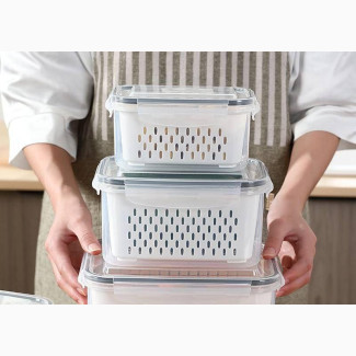 3 Sets Container for Freezing Storage