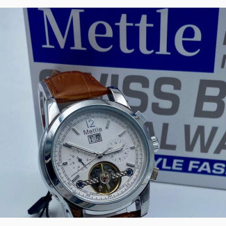 Mettle Automatic Leather Watch