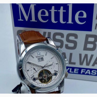 Mettle Automatic Leather Watch