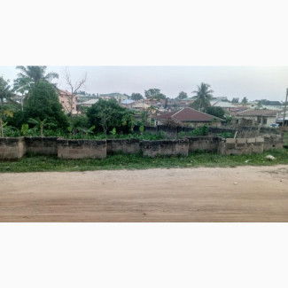 One and Half Standard Fenced Plot of Land for Sale at Ashipa