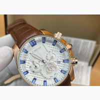 Cartier Chronograph Leather Watch