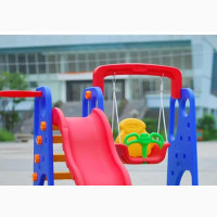 3 in 1 Slide, Swing and Basketball Combo for Kids