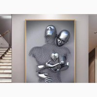 Romantic Lovers Statue Art - Modern Wall Decor