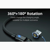 Rotate Magnetic Cable for iPhone and Type C