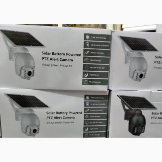 3mp Ubox Wifi Solar PTZ Battery Smart Camera
