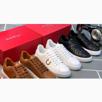 Ferragamo Leather Sneakers - Brand New