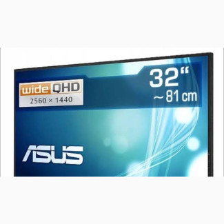 ASUS 32 WQHD Narrow Frame, 100%SRGB, Ergonomic Stand