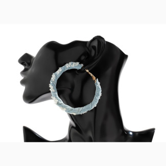 Fashion Jewelry Denim Earring