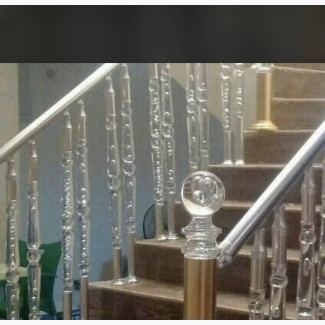 Stainless Steel Handrail Crystal Design