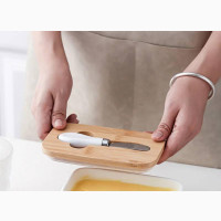 Ceramic Butter Boxes Dishes Cans Cheese Trays Vertical Conta