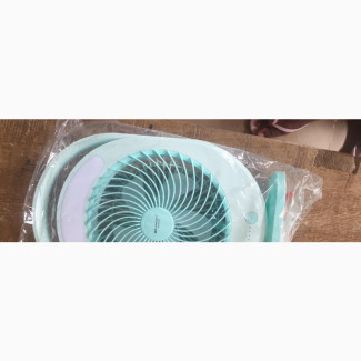Kamisafe Rechargeable Fan with LED Light - Brand New