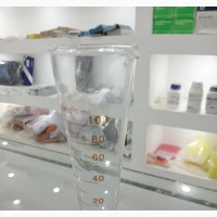 Portable 100ml Glass Measuring