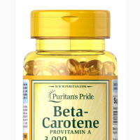 Beta-Carotene Provitamin a 3000mcg- 100 Softgels