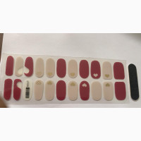 Wine and Nude Nail Stickers: Perfect for Women