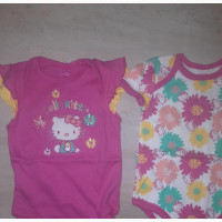 Hello Kitty Baby Girls#039; 2pc Bodysuit Pack With Daisy Print