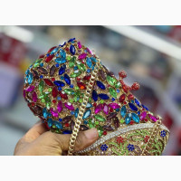 Swarovski Multicolored Crystal Purse - Brand New
