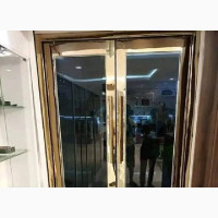 Gold Frame Aluminum Door