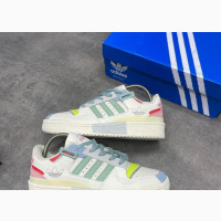 Adidas Forum Exhibit Low Blue Green Sneakers for Sale