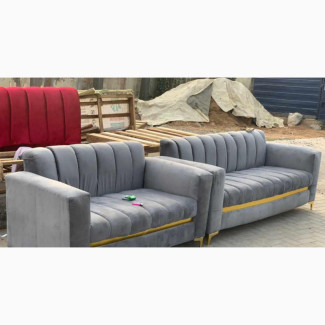 Luxury 5 Seater Living Room Fabric Royal Chair