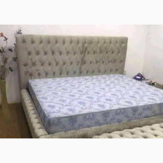 6by6 Bed Frame with Ottoman - Home Interiors