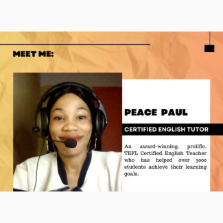 English Teacher for JAMB, WAEC, IELTS, GRE, SAT, IGCSE Exams