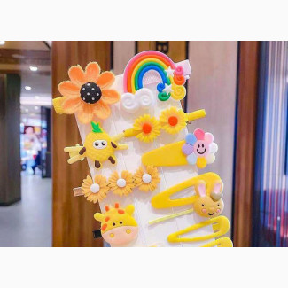 Kids Character Hair Clip Set
