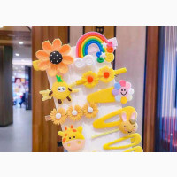Kids Character Hair Clip Set