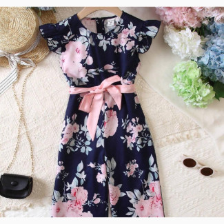 Girl Jumpsuit Multi Colour Size 11