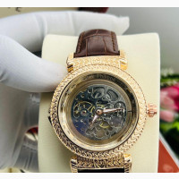 Patek Phillipe Quality Leather Strap Automatic Watch