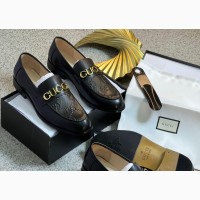 Original Gucci Luxury Men Leather Shoe Available