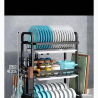 3-Layers Aluminum Dish Rack