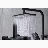 Standing Shower Luxury Black 1