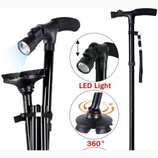 Walking Stick With Torch