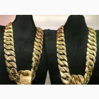Bold Cuban Chain and Bangle