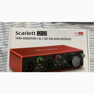 Focusrite Scarlett 2!2 3rd Generation USB Audio Interface