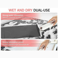 Portable Self-Squeeze Mop Telescopic Sponge Squeegee Mop