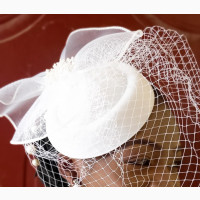 Small Birdcage Fascinator