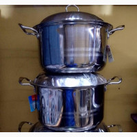 Three Set Stainless Steel Cooking Pot