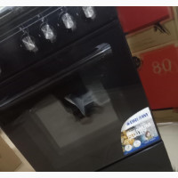 High Quality Bruhm Standing 4 Gas Burner With Oven- Black
