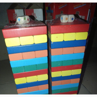 Coloured Jenga Game