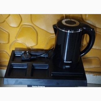 Electric Kettle With Tray for Hotel Room Service